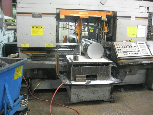 25" x 25" HEM ... "AUTOMATIC" HORIZONTAL BANDSAW